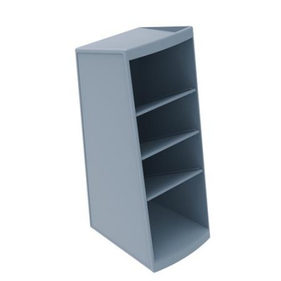 Asztali rendező, multifunkciós, EXACOMPTA "AutentiK", kékeszöld