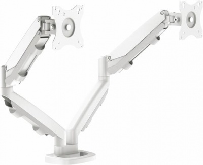 Monitortartó kar két monitorhoz, FELLOWES "Eppa™  "Dual", fehér