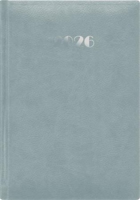 Naptár, tervező, A5, napi, DAYLINER, "Pellana", szürke