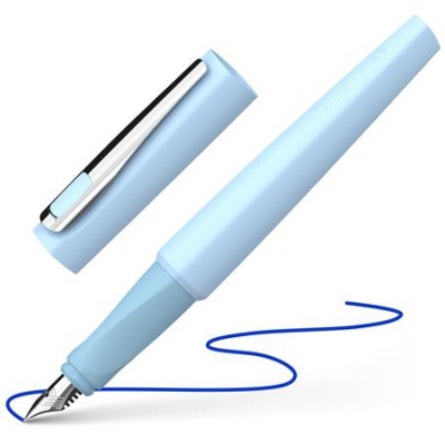 Töltőtoll, M-es, SCHNEIDER "Tomo", jégkék