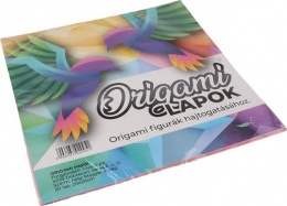 Origami papír, 20x20 cm, 20 lap