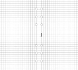 Kalendárium betét, jegyzetlap, A5, kockás, FILOFAX, fehér